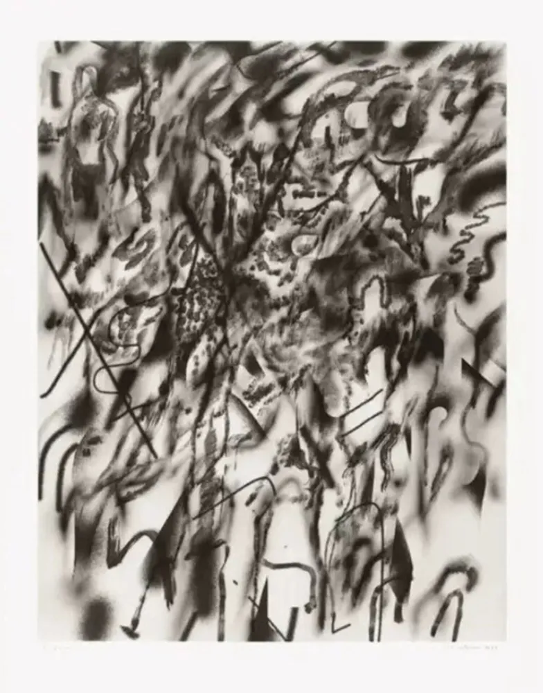 Литография Mehretu - Corner of Lake and Minnehaha (smoke)