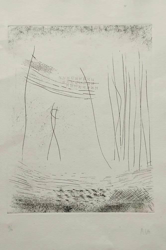 Офорт Melotti - Senza titolo