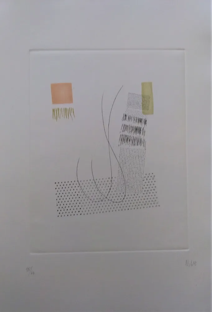 Офорт И Аквитанта Melotti - Senza titolo