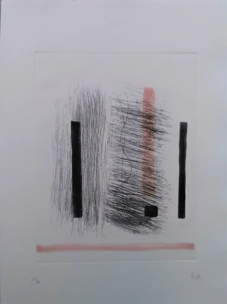 Офорт И Аквитанта Melotti - Senza titolo