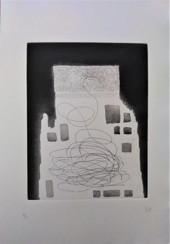 Офорт И Аквитанта Melotti - Senza titolo