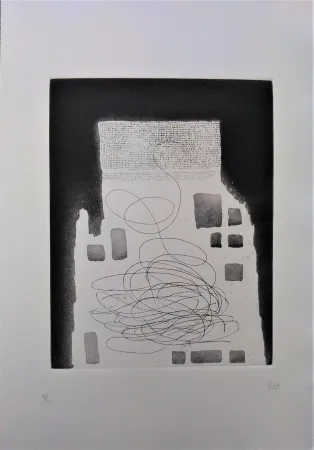 Офорт И Аквитанта Melotti - Senza titolo