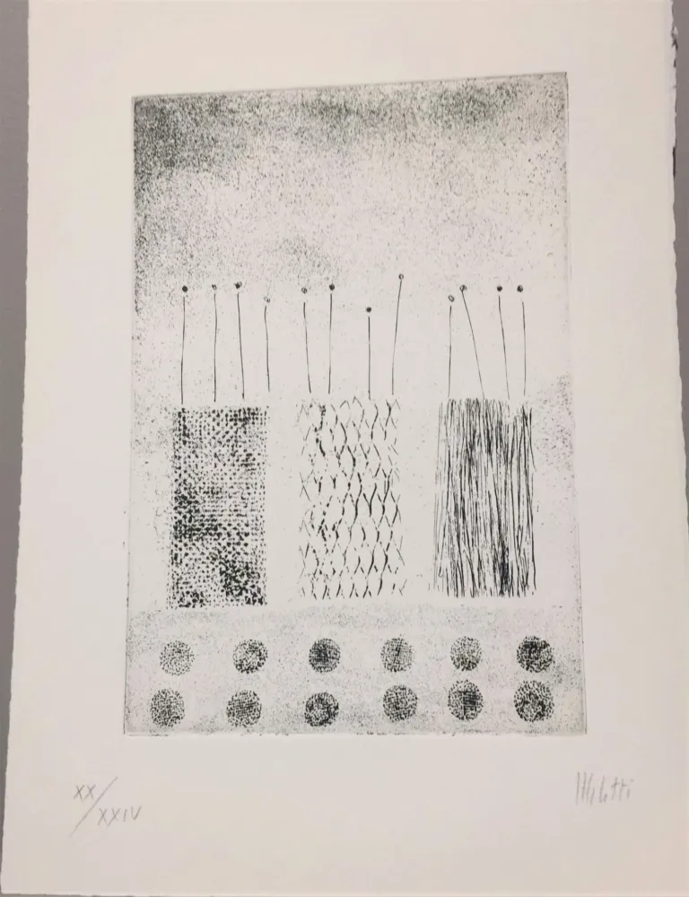 Офорт Melotti - Una Acquaforte