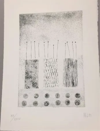 Офорт Melotti - Una Acquaforte