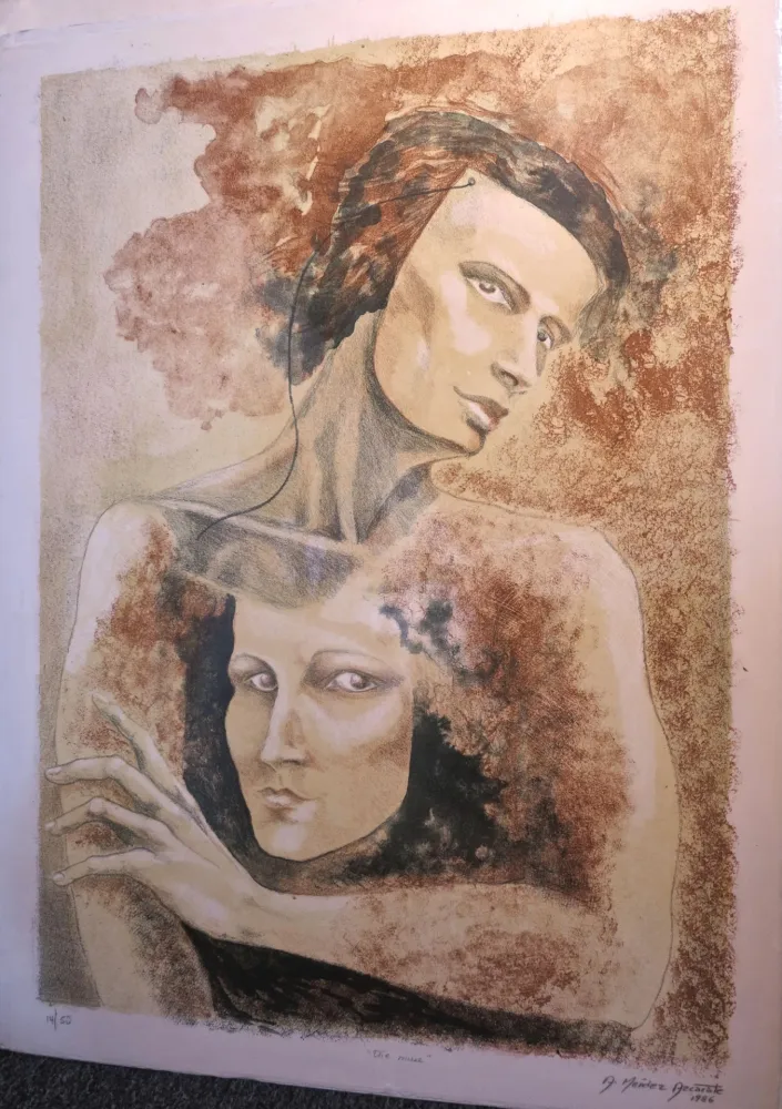Литография Mendez Azcarate - The Muse