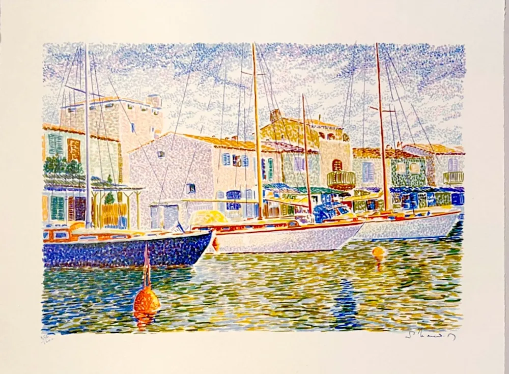 Литография Mendjisky - Port Grimaud