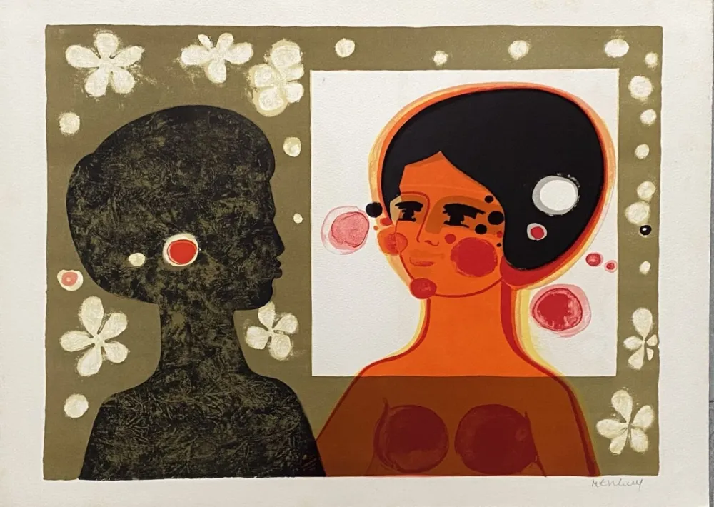 Литография Menguy - La confrontation I