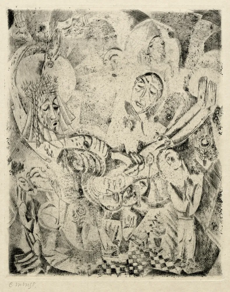 Офорт Mense - Karfreitag