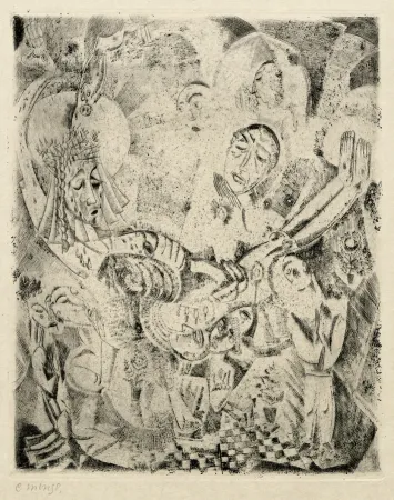 Офорт Mense - Karfreitag