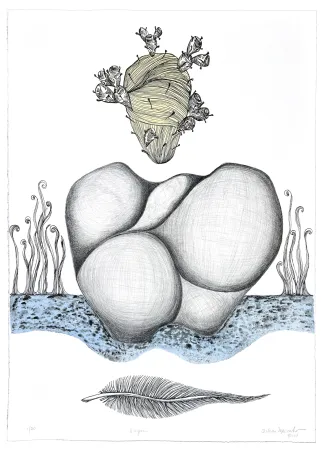 Литография Mercado - Origen