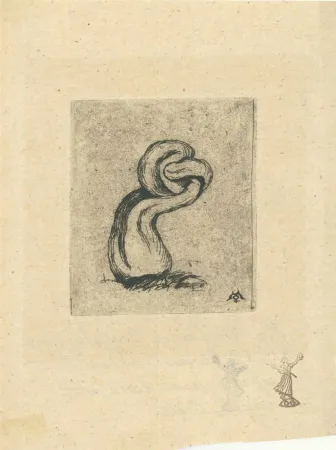 Гравюра Meryon - Le malingre cryptogame