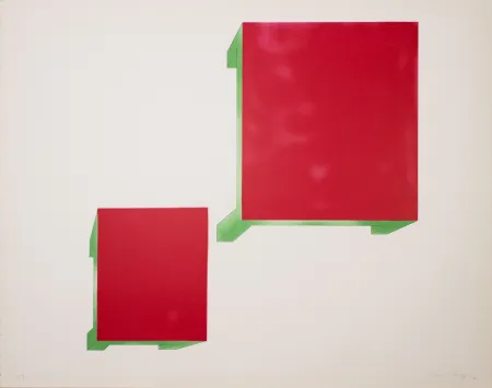 Литография Merz - Il numero ingrassa (come) frutti d'estate e le foglie abbondanti 1. 1 . 2 . 3 . 5...