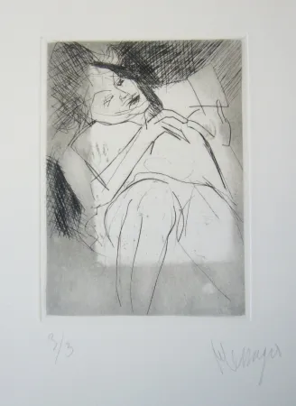 Гравюра Messagier - Sans titre