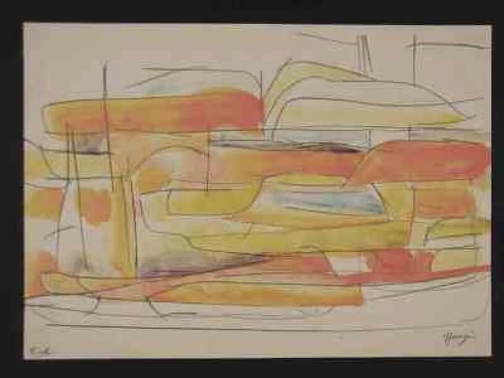 Литография Messagier - Sans titre