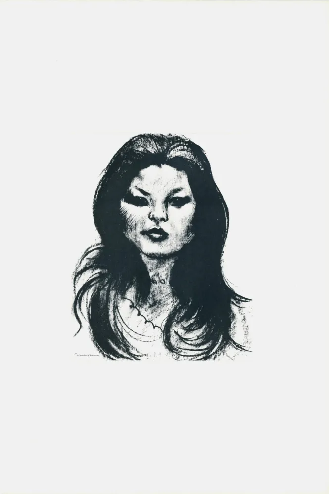 Литография Messina - Donna