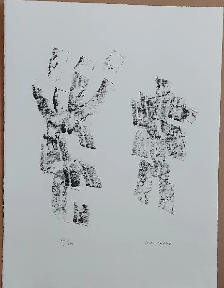 Литография Michaux - Composition 