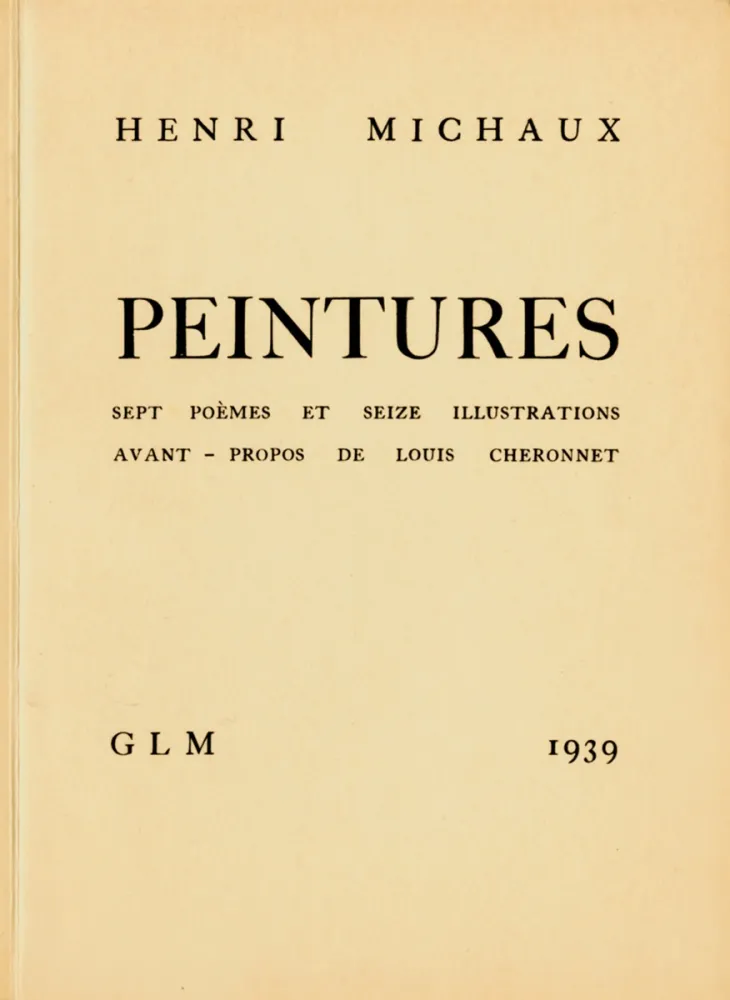 Иллюстрированная Книга Michaux - Peintures
