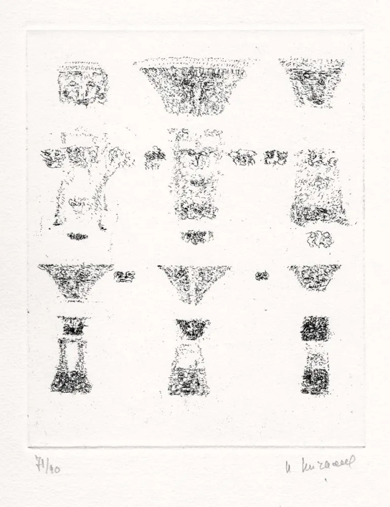 Иллюстрированная Книга Michaux - Vents et poussières