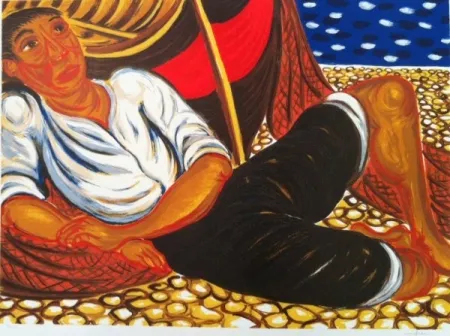 Сериграфия Migneco - Senza titolo