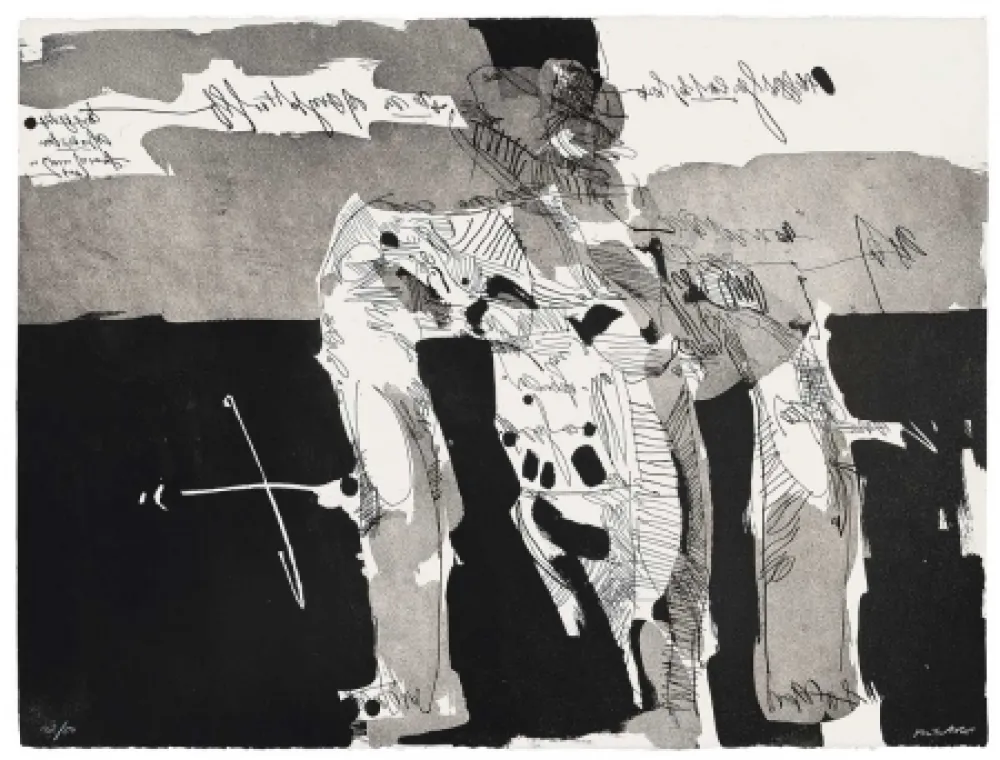 Акватинта Millares - Antropofauna