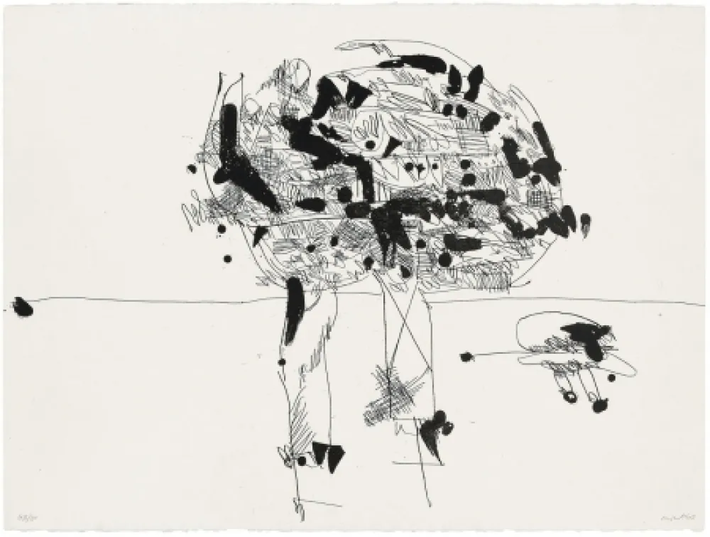 Акватинта Millares - Antropofauna