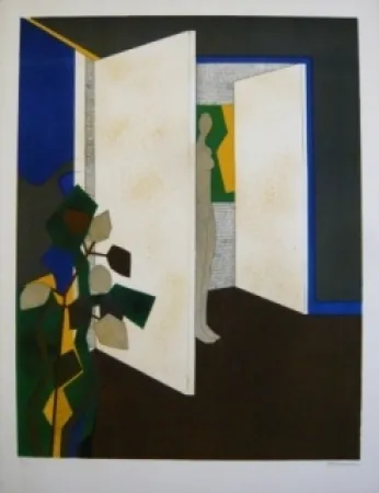 Литография Minaux - Double étoile