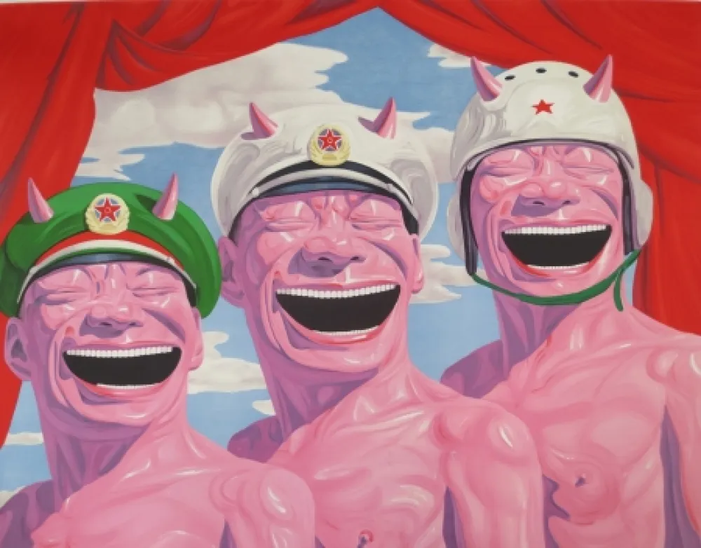 Литография Minjun - Sans titre