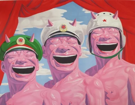 Литография Minjun - Sans titre