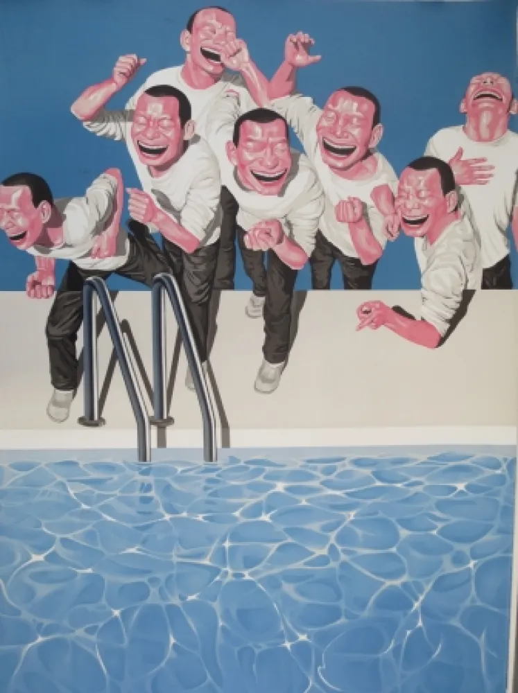 Литография Minjun - Sans titre