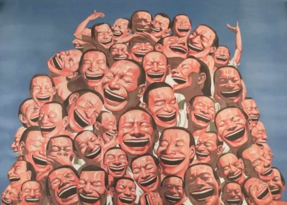 Литография Minjun - Sans titre