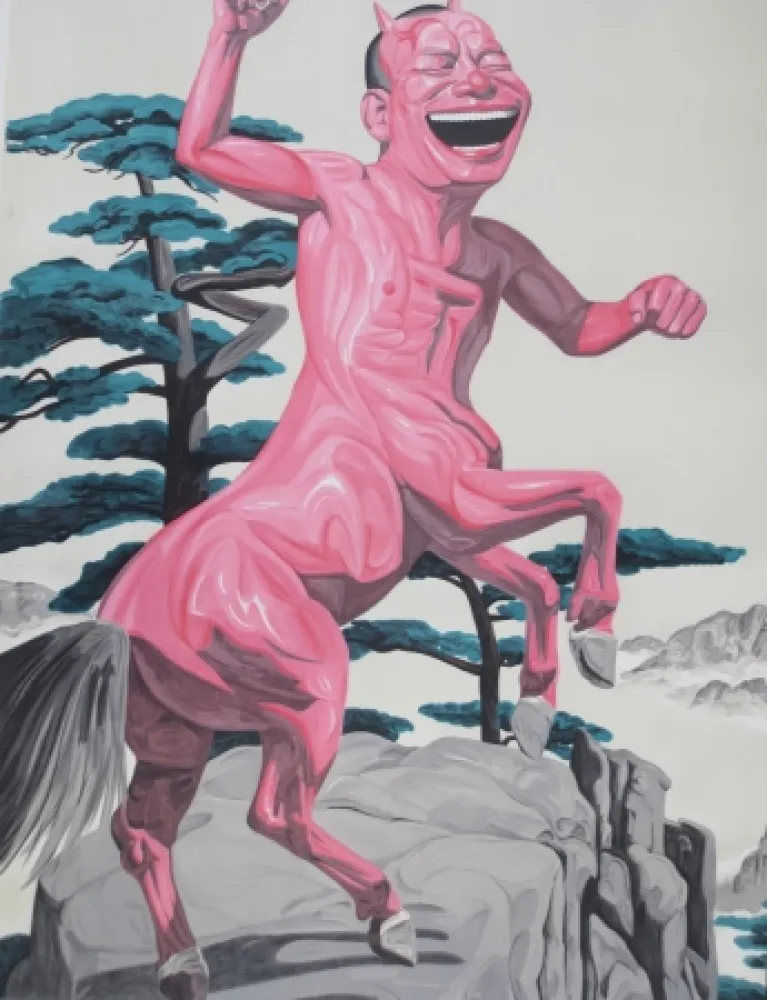 Литография Minjun - Sans titre