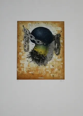 Офорт И Аквитанта Minuzzi - Der verdammte Pilz