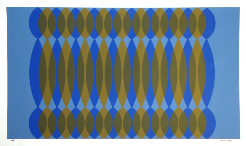 Сериграфия Miodrag - Composition Kinetic