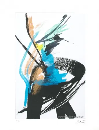 Акватинта Miotte - Dans le vent