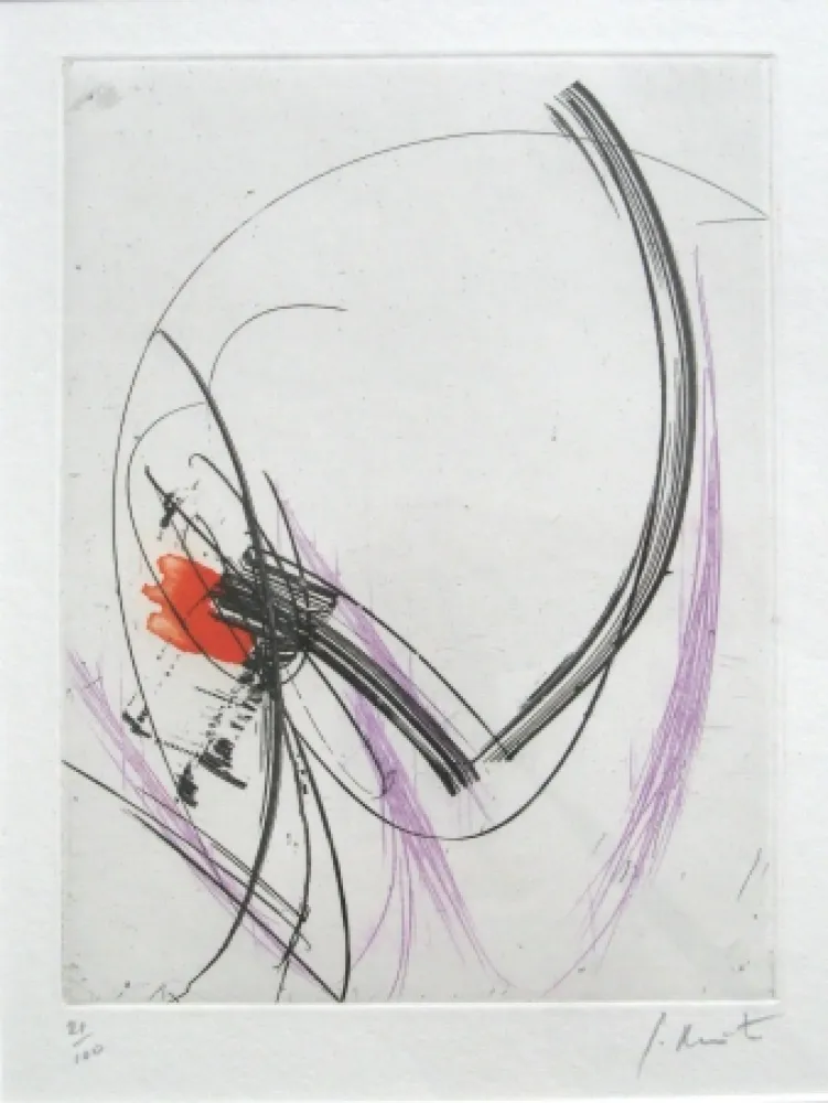 Офорт Miotte - État d'âme