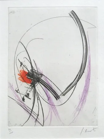 Офорт Miotte - État d'âme