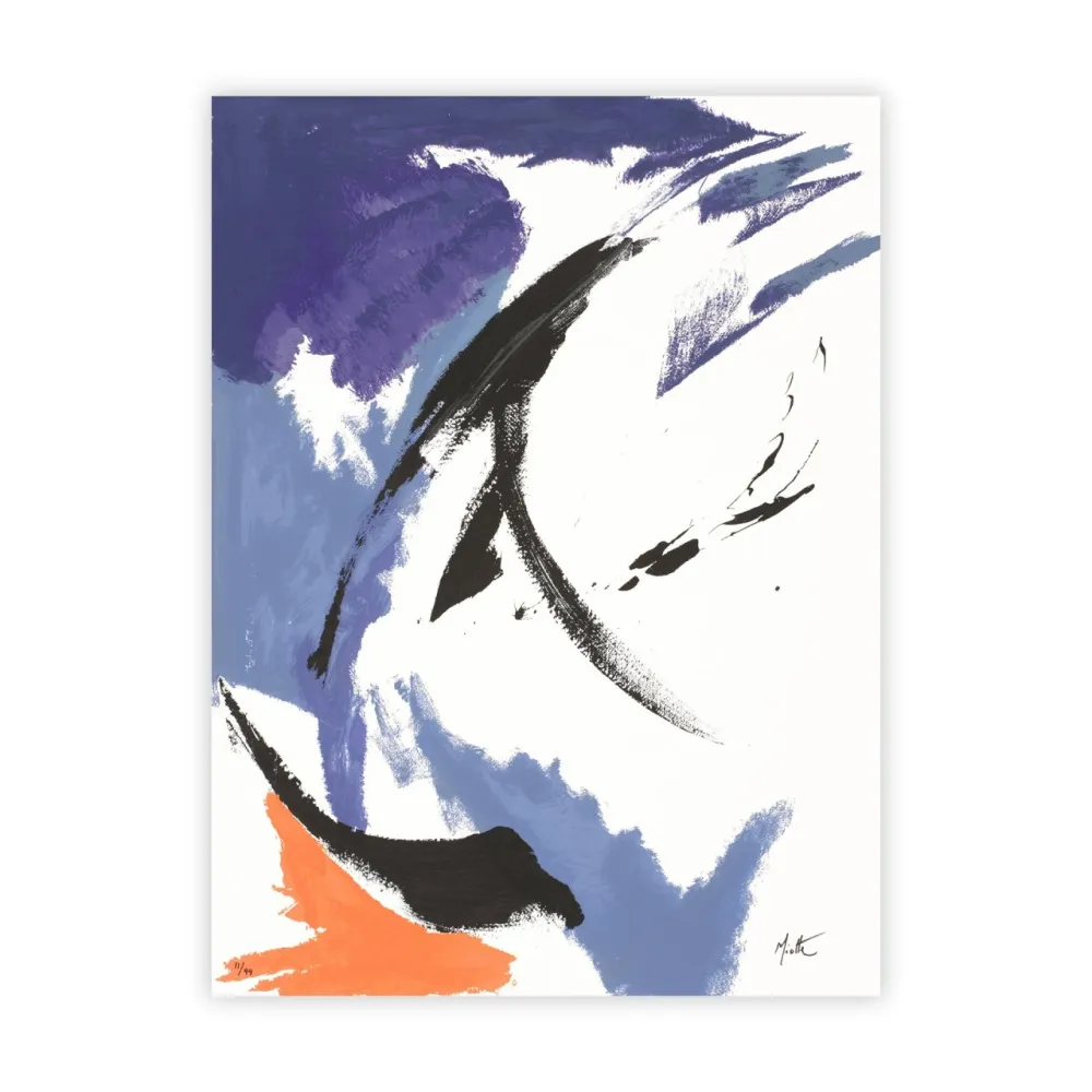 Сериграфия Miotte - Mancha Naranja Inferior Izquierda