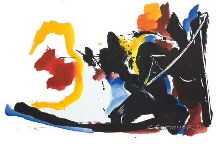 Литография Miotte - Mouvement