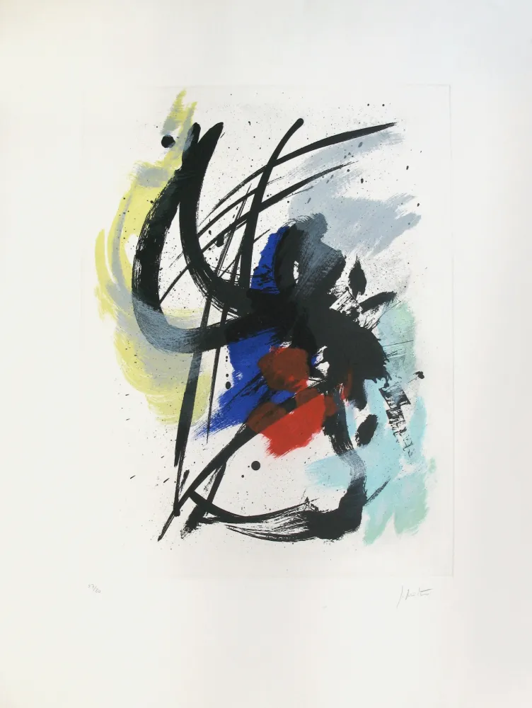 Офорт Miotte - Pierre noir