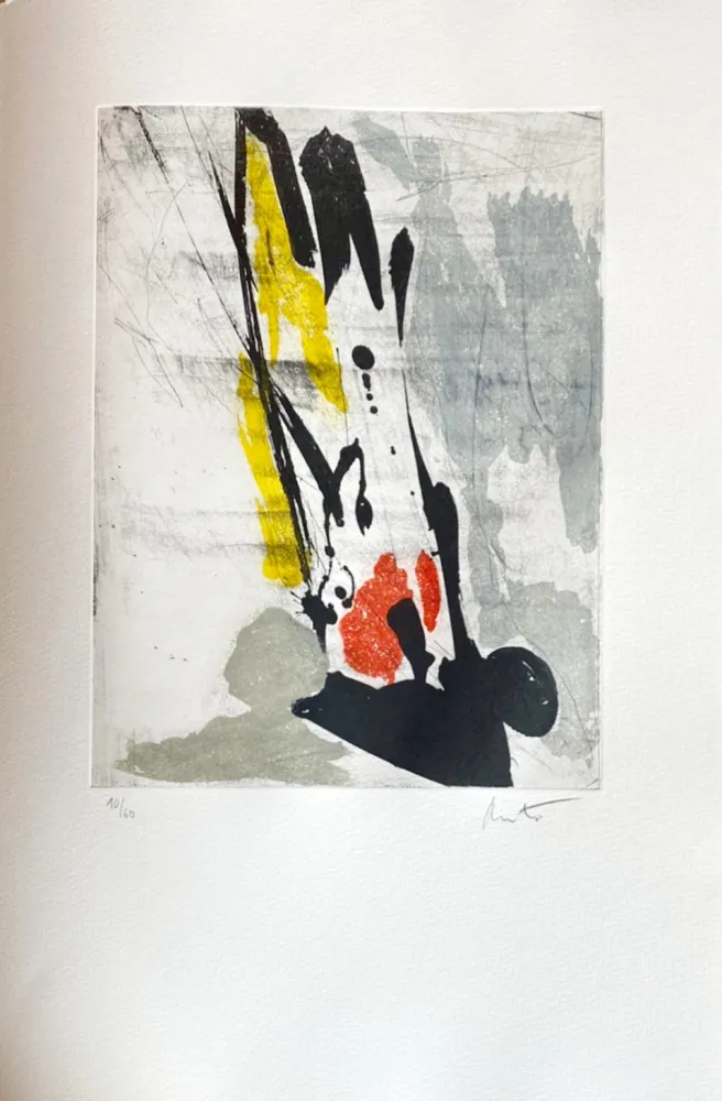 Офорт Miotte - Près des murs