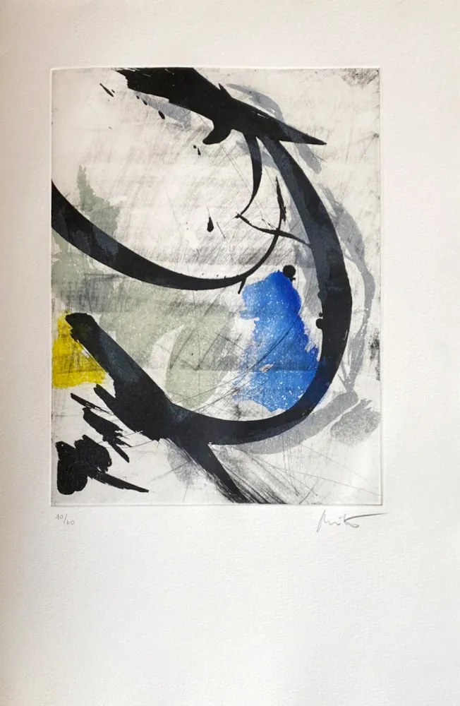 Офорт Miotte - Près des murs