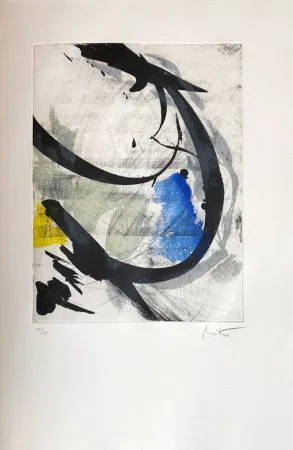 Офорт Miotte - Près des murs