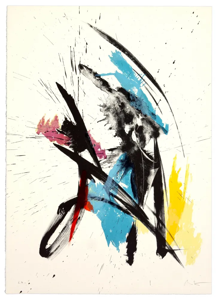 Литография Miotte - Sans titre 