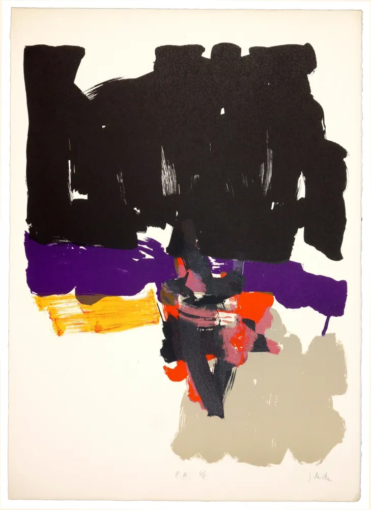 Литография Miotte - Sans titre