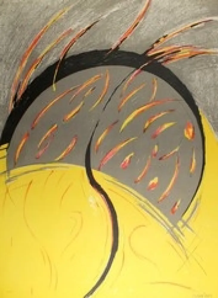 Литография Miralles - Llamas / Flames