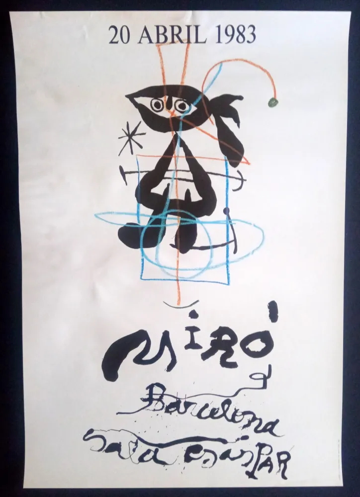 Афиша Miró - 20 Abril 1983 Sala Gaspar