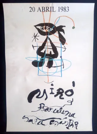 Афиша Miró - 20 Abril 1983 Sala Gaspar