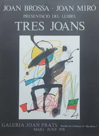 Афиша Miró - Affiche d'exposition Tres Joans, 1978