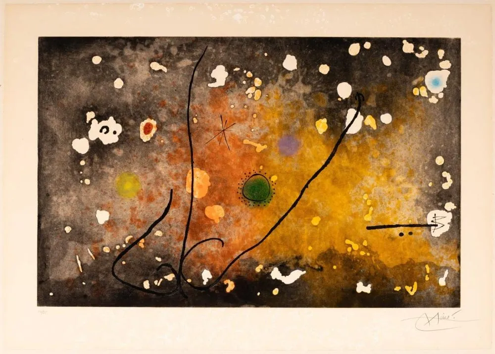 Акватинта Miró - Archipel Sauvage III