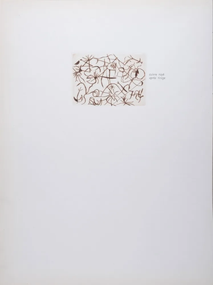 Гравюра Miró - Astres et Danseurs